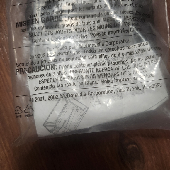 2/$20 Battle Bots Pullback Action Toy 2002 Made for McDonald's Happy Meal Toy #8 - Picture 4 of 4